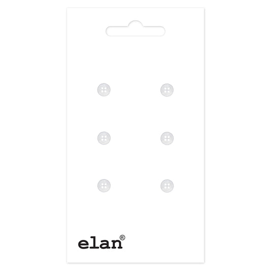 ELAN 4 Hole Button - 8mm (1⁄4″) - 6 count