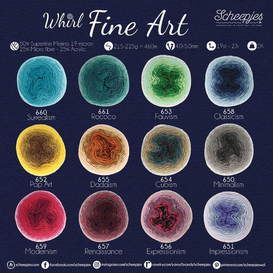 Scheepjes Whirl Fine Art - PREORDER