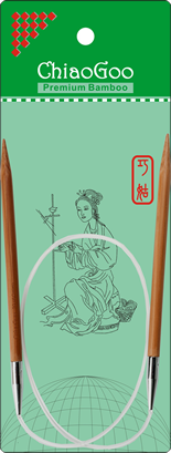 ChiaoGoo Bamboo Patina Aiguille à tricoter circulaire fixe 24"