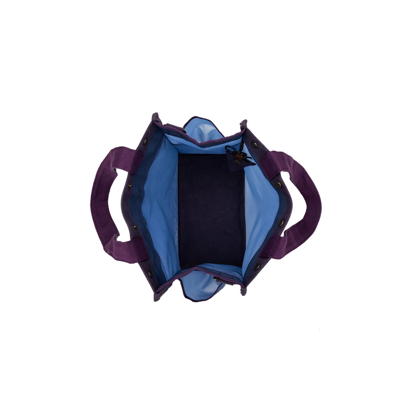 Sac fourre-tout en maille de Q Maker - Violet