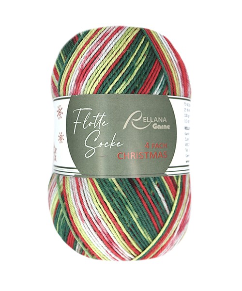 Rellana Garne Flotte Sock Christmas 4-Ply (2025)