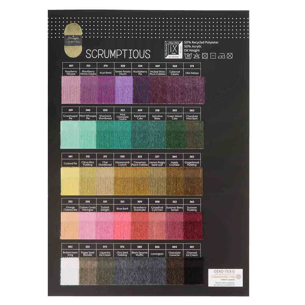 Scheepjes Colour Sample Card - Scrumptious