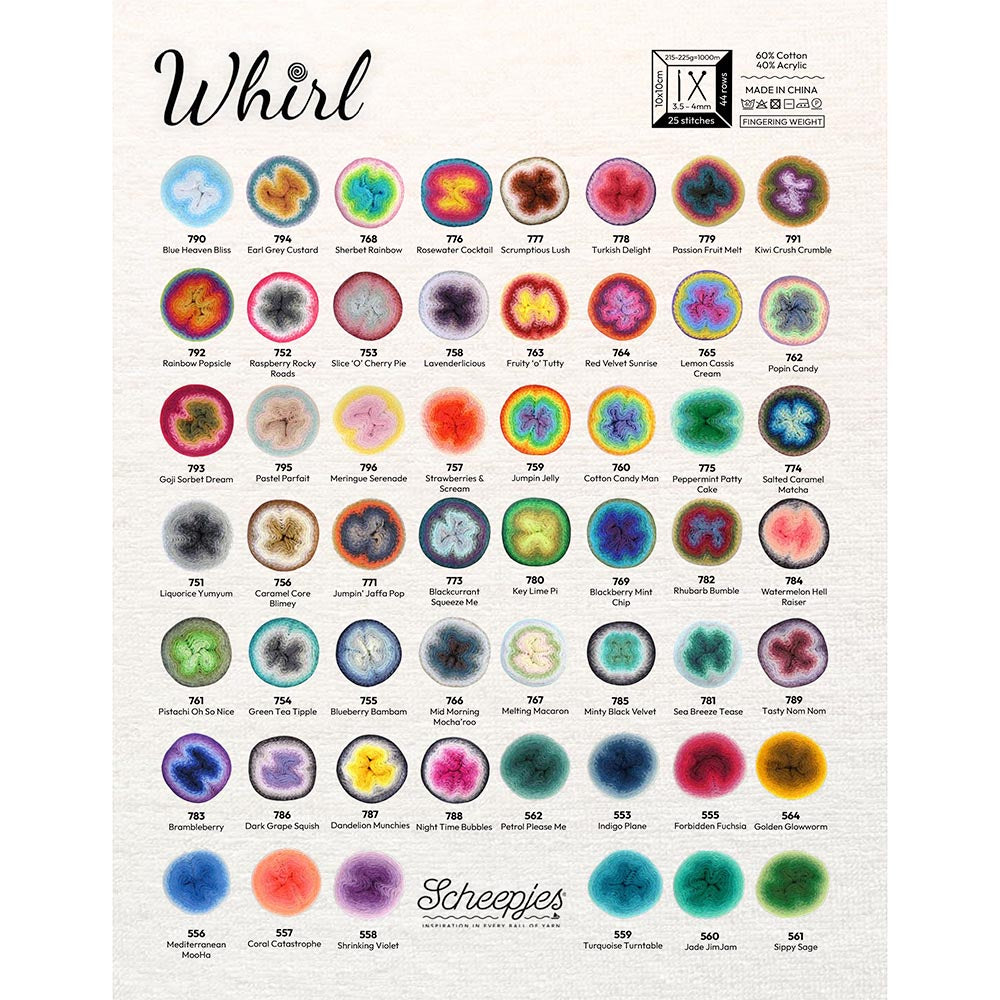 Portefeuille de motifs Scheepjes : Tourbillon - 3 Mandalas