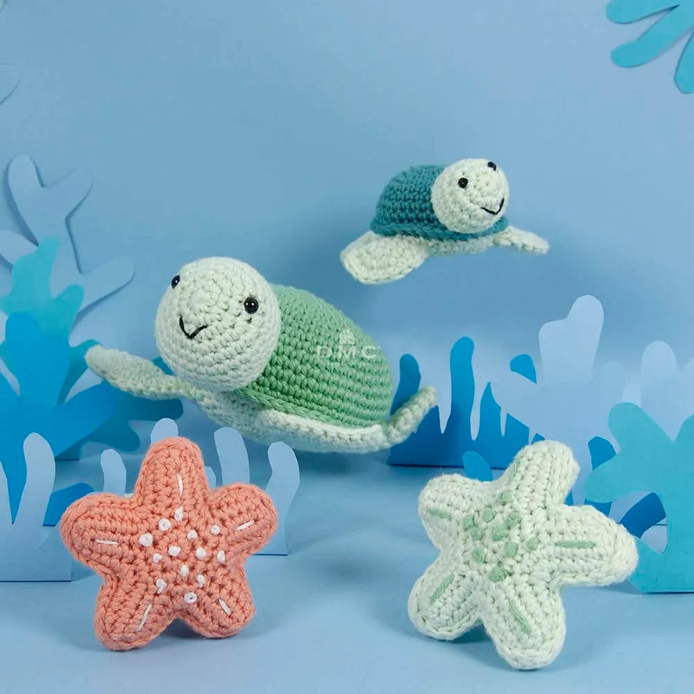 DMC Amigurumi Kit -Sea Turtle (Intermediate)