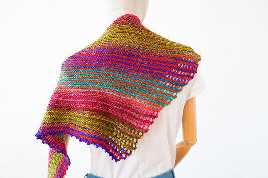 Anica Shawl Kit in Urth Uneek Fingering