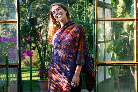 Beaubourg Shawl Kit in Urth Uneek Worsted & Monokrom Worsted