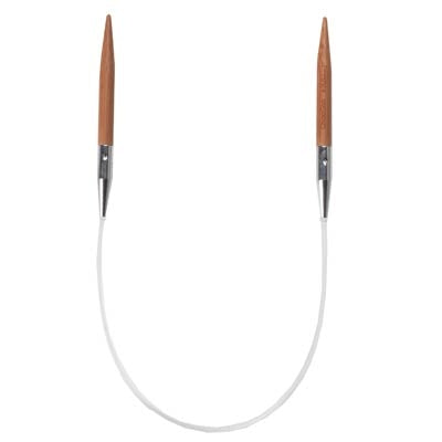 ChiaoGoo Bamboo Patina Aiguille à tricoter circulaire fixe 12"