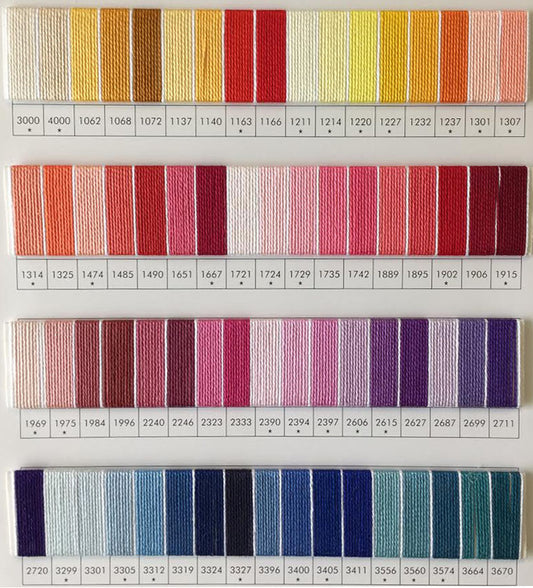 Presencia Pearl Cotton Size 12 Solid Colours