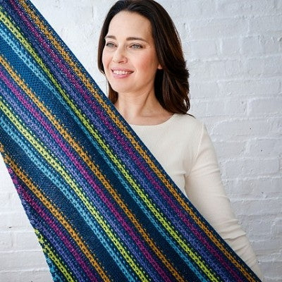 Esme's Sister Shawl Kit in Manos Alpaca Heather Hand-Dyed