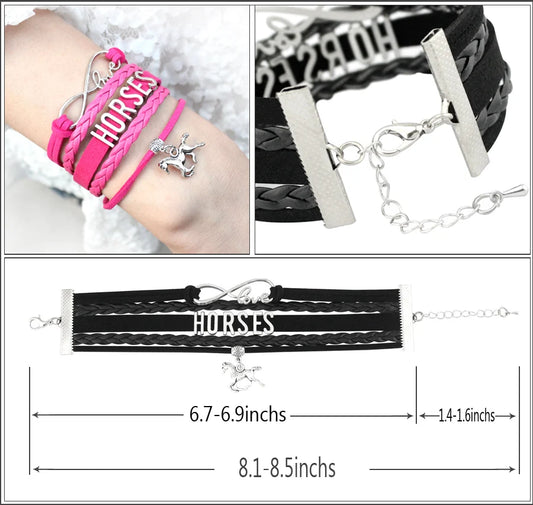 Love Knitting Bracelet Turquoise