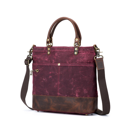 della Q Maker's Canvas Tote - Red