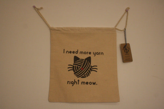 Pine & Purl Drawstring Project Bag
