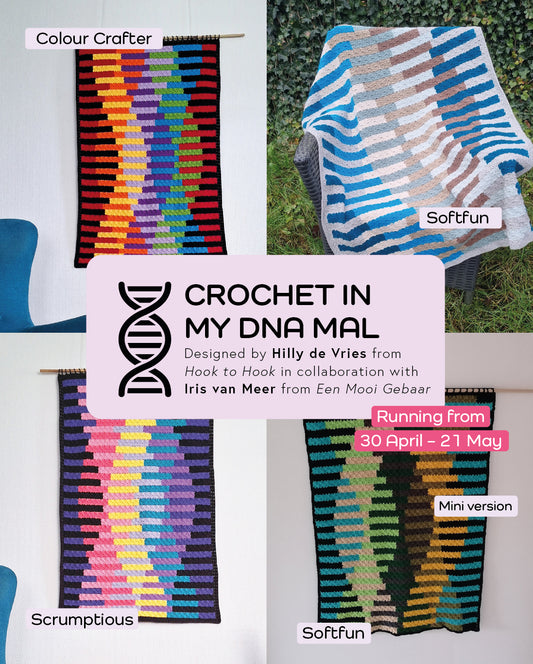 Kit Scheepjes Crochet In My DNA MAL - Colour Crafter - PRÉCOMMANDE