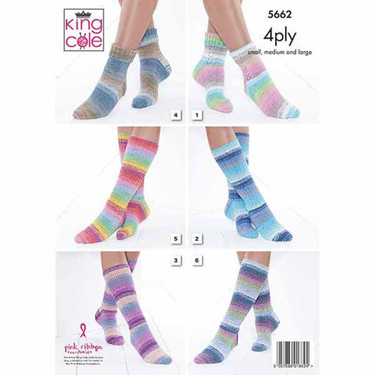 King Cole Socks & Triangular Wrap Pattern Book