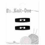 KNIT ONE 40 mm Toggle Button, Black