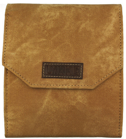 Ensemble d'aiguilles à tricoter circulaires interchangeables Lykke Umber 5" - Étui en denim marron