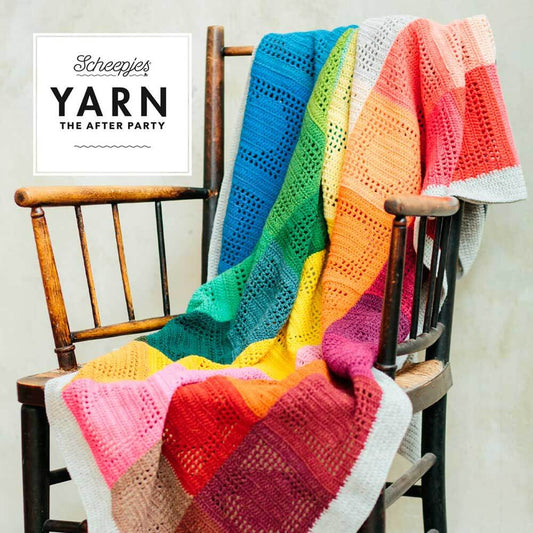 YARN The After Party n° 127 - Couverture à pois arc-en-ciel