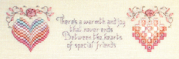 Dépliant d'échantillonnage coeur à coeur