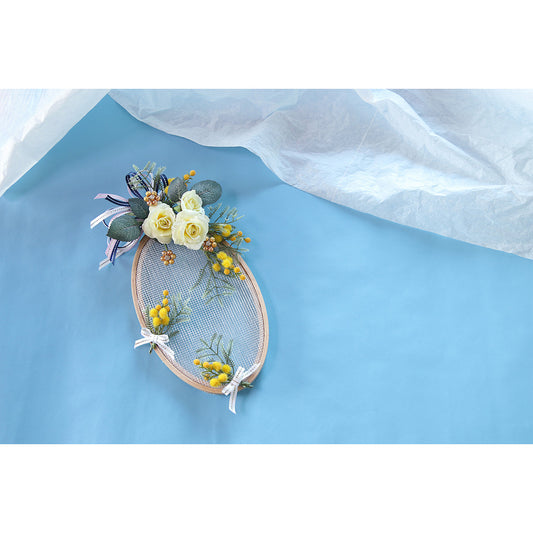 Unique Oval Embroidery Hoop Pine Wood