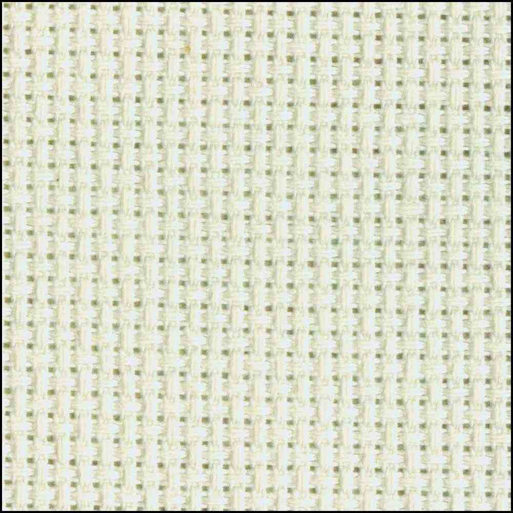 DMC Charles Craft Coton Aida 14ct 15x18" - Blanc Antique