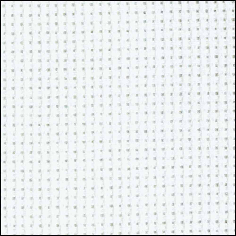 DMC Charles Craft Cotton Aida 16ct 15x18" - White