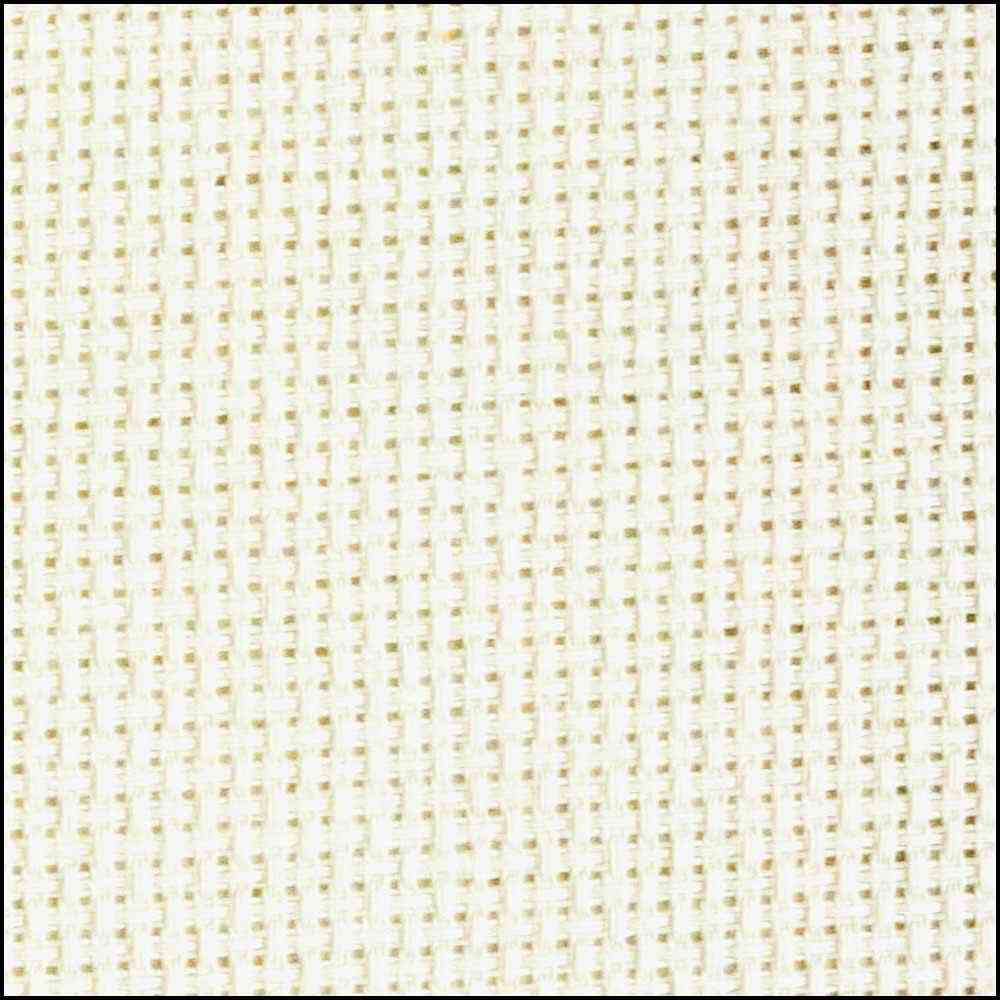 DMC Charles Craft Coton Aida 18ct 15x18" - Blanc Antique