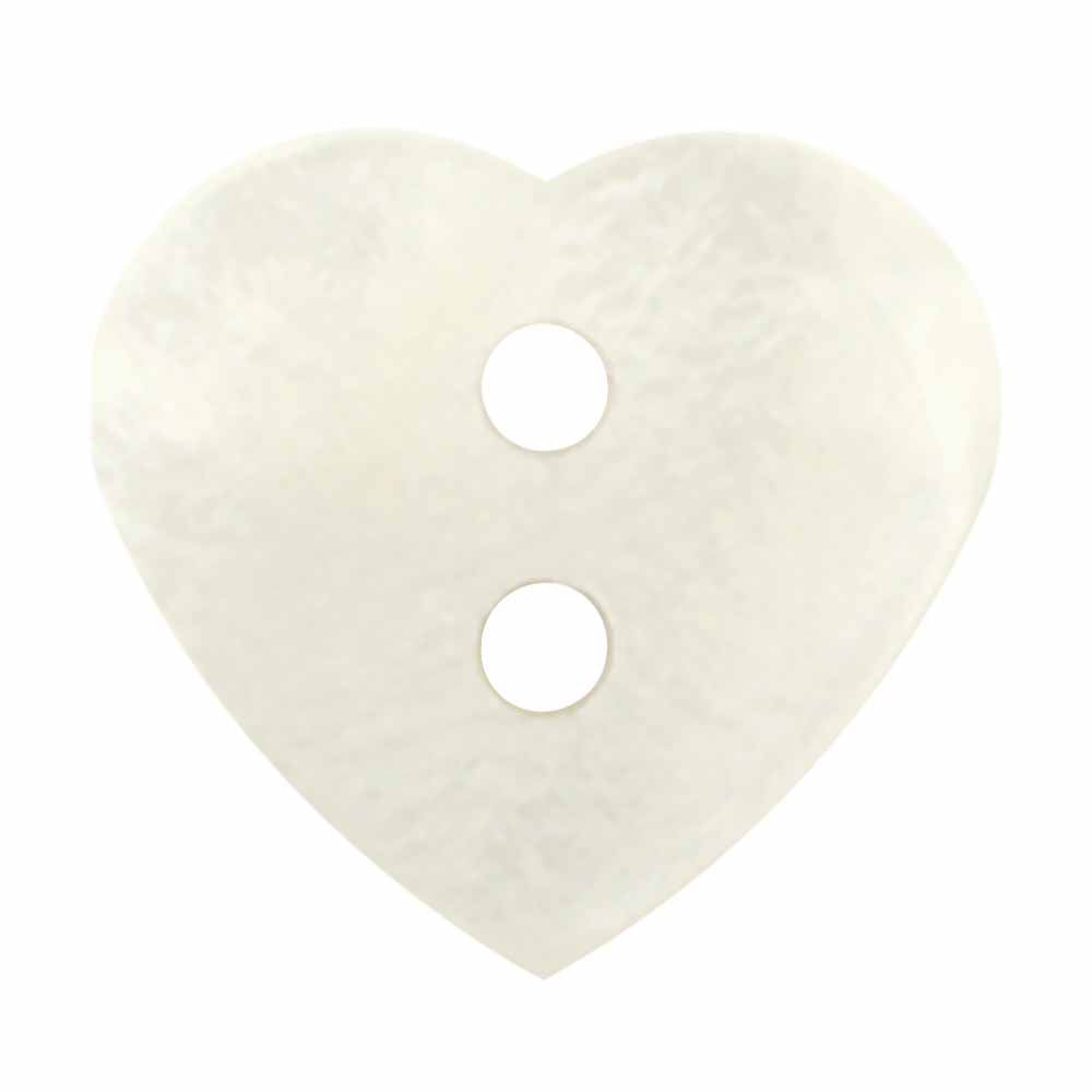 Cirque Heart 15mm 2-Hole Button