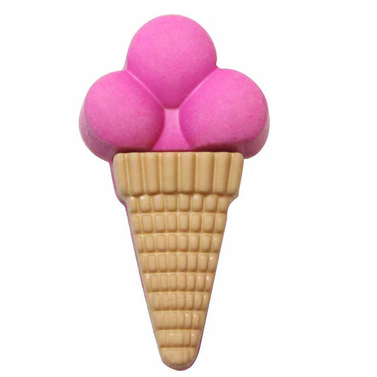 Cirque Ice Cream Cone 30mm Shank Button