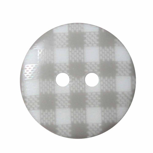 Cirque Plaid Round 20mm 2-Hole Button