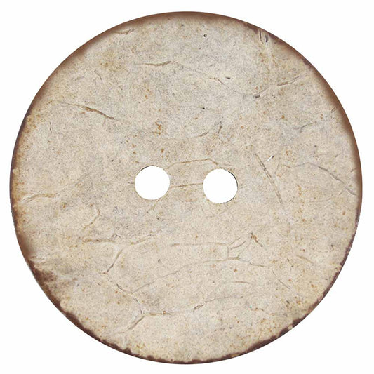 51mm 2-Hole Button. Lt. Brown
