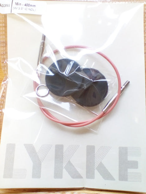 Lykke Cordons Roses Pivotants pour Aiguilles Interchangeables 5"