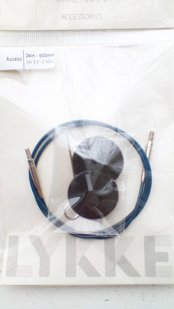 Lykke Blue Cordons Pivotants pour Aiguilles Interchangeables 5"