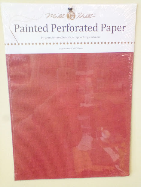 Mill Hill - Perforate Paper - Red