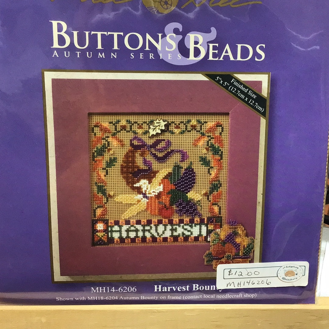 Harvest Bounty - Buttons and beads Autumn series Mill Hill