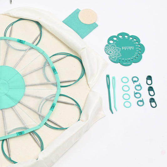 KnitPro Mindful Serenity Fixed Circular Lace Needle Set 40"