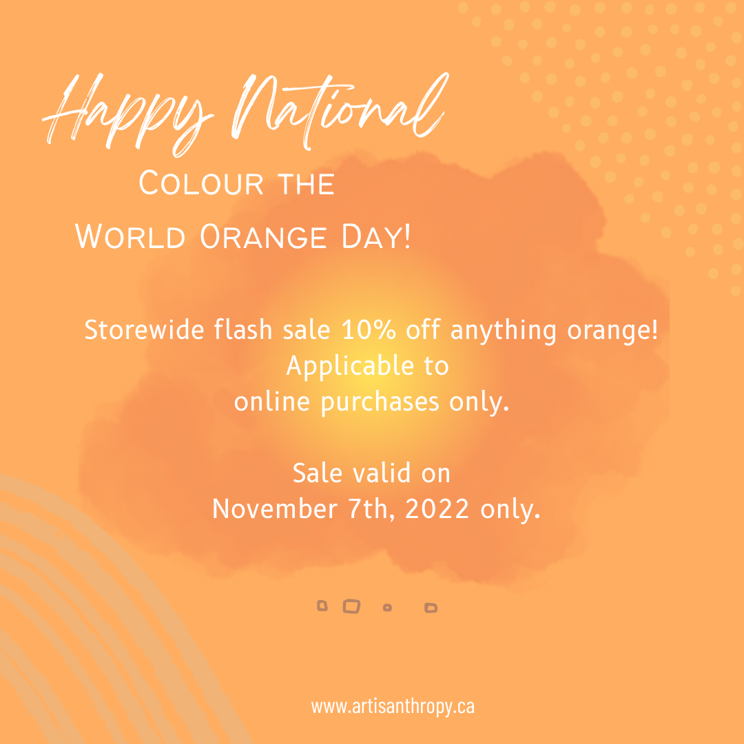Happy National Colour the World Orange Day!