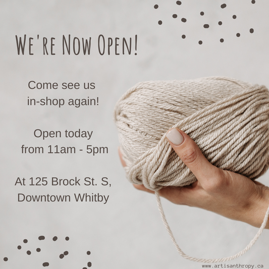 We're Now Open at 125 Brock St. S!