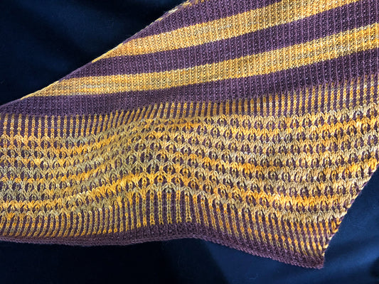 Presenting: Artefact, a new knit shawl pattern by @Knitaholicto