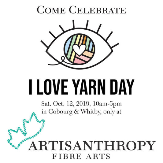 Celebrate I Love Yarn Day 2019 with Free Knit/Crochet Lessons in our Shops & One Day Only Specials