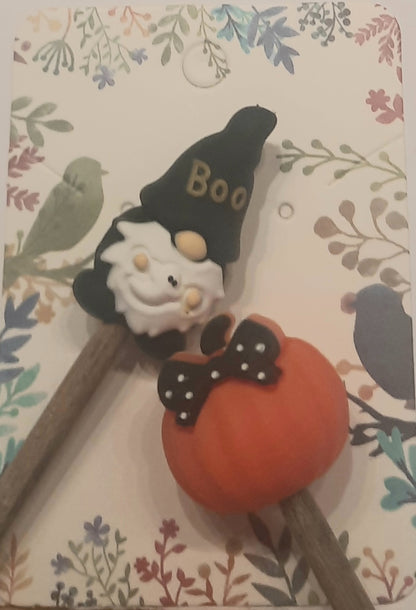 Nannie Charm "My Gnomies"  Tip Protectors/stitch stoppers