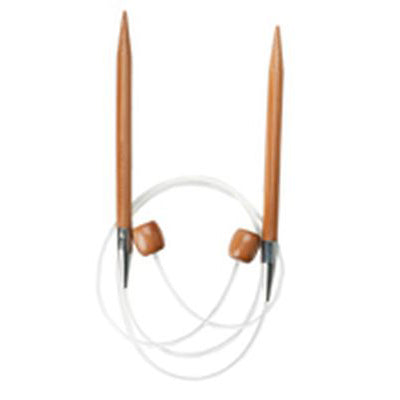 ChiaoGoo Bamboo Patina 20" Flexible Single Point Knitting Needle