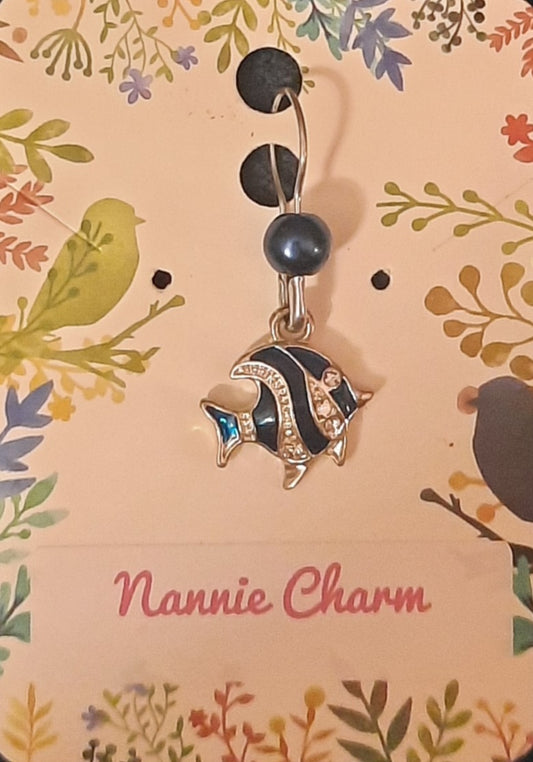 Nannie Charm Single - Blue Angel Fish