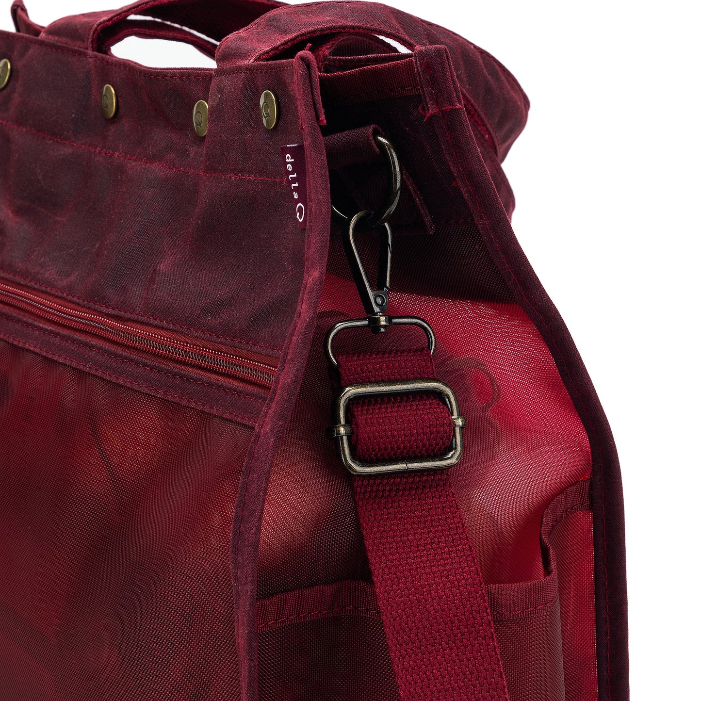 della Q Maker's Tall Mesh Tote - Red