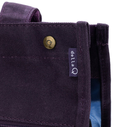 della Q Maker's Tall Mesh Tote - Purple