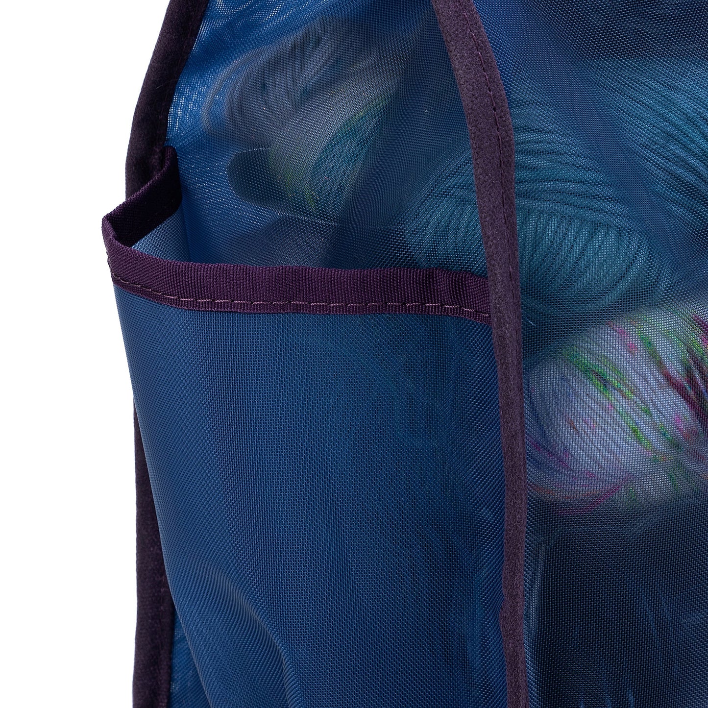 della Q Maker's Tall Mesh Tote - Purple