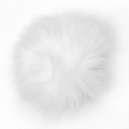 Unique Craft Pom Pom w/ Loop - White