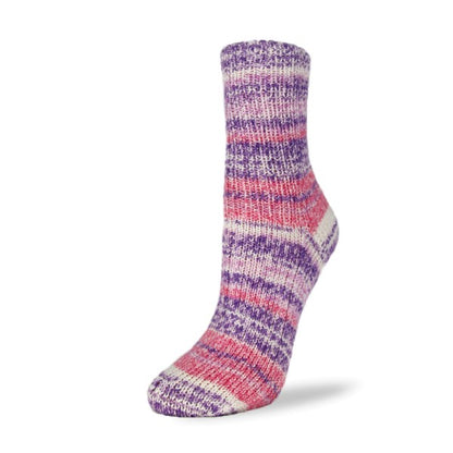 Rellana Garne Flotte Sock Boucle in Lilac / Rose