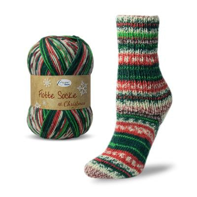 Rellana Garne Flotte Sock Christmas 4-Ply