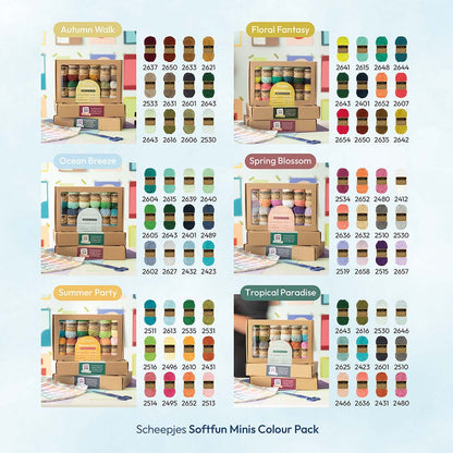 Scheepjes Softfun - Pack de couleurs