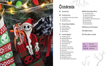 L'étrange Noël de Monsieur Jack de Tim Burton : le guide officiel du tricot, par Tanis Gray